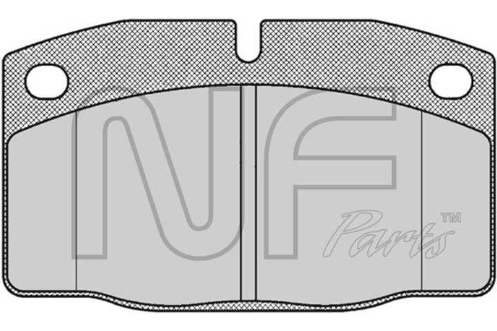 NF PARTS stabdžių trinkelių rinkinys, diskinis stabdys NF0007251